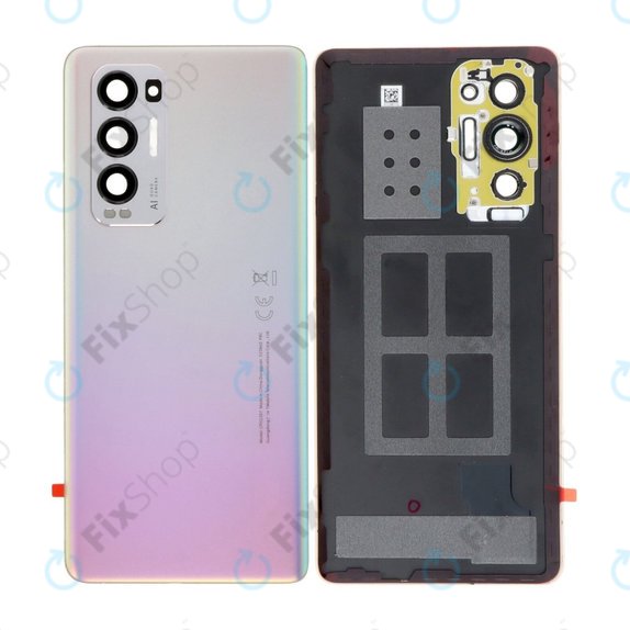 Kompletny Tylny Panel Baterii do Oppo Find X3 Neo, Galactic Silver