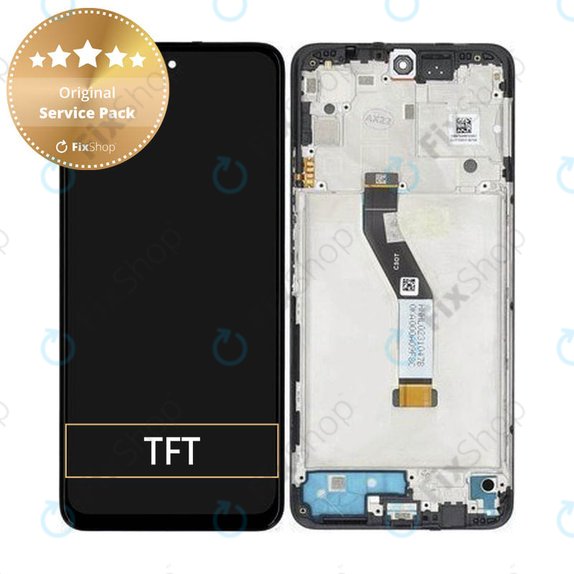 Wyświetlacz do Xiaomi Redmi Note 11S 5G 22031116BG, Ekran dotykowy z ramką, 560001K16B00, Midnight Black, Genuine Service Pack