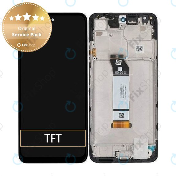 Wyświetlacz do Xiaomi Poco M3 Pro, Ekran dotykowy z ramką, 560002K19P00, Power Black, Genuine Service Pack