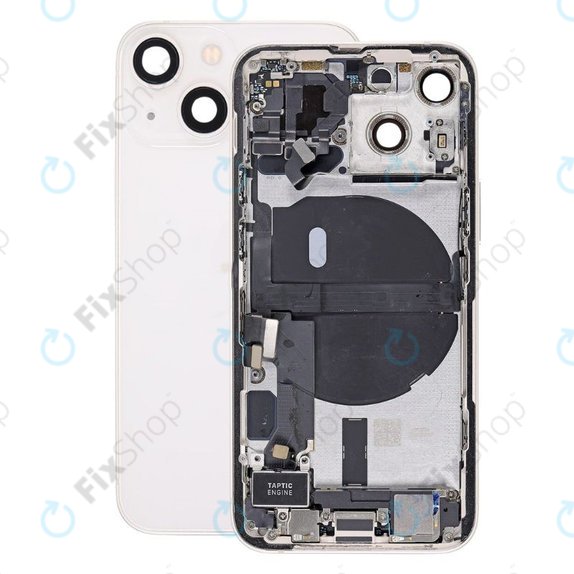 Tylna obudowa z malymi czesciami do iPhone 13 Mini, Starlight