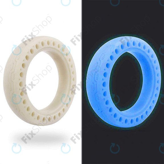 Wytrzymala pelna opona bezdetkowa do Xiaomi Mi Electric Scooter 1S, 2 M365, Essential, Pro, Pro 2, Blue Fluorescent