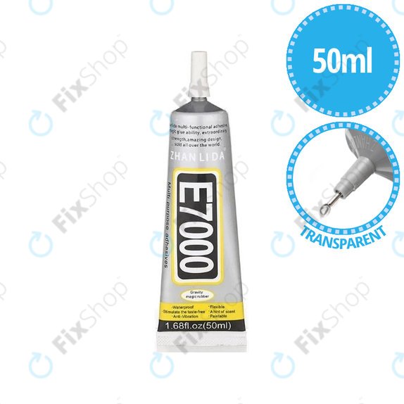 Klej E7000, 50ml, Przezroczysty, Transparent