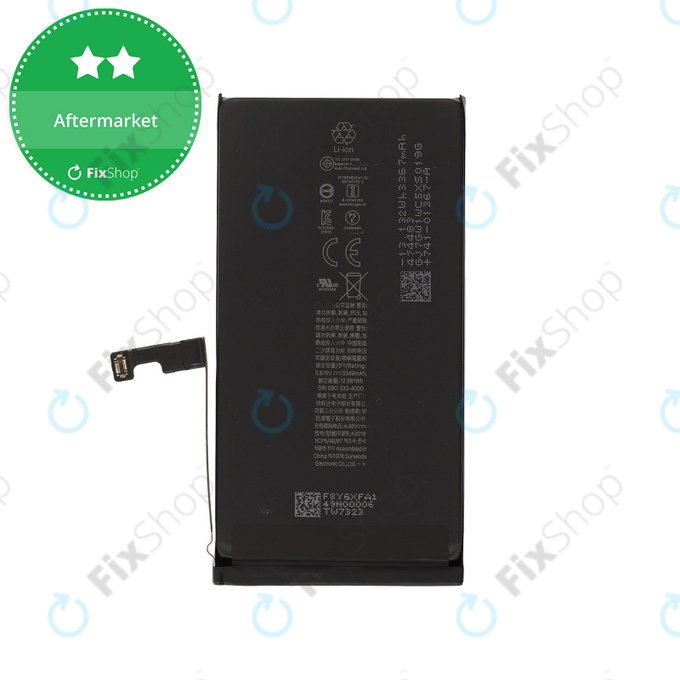 Bateria dla iPhone 15, 3349mAh, A3018