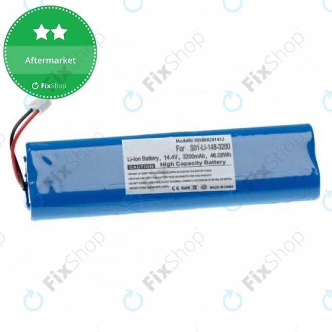 Bateria do Ecovacs Deebot Ozmo-seria, S01-LI-148-3200, Li-Ion, 14,4V 3200mAh