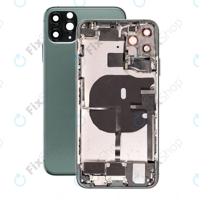 Tylna obudowa z malymi czesciami do iPhone 11 Pro Max, Zielony, Green