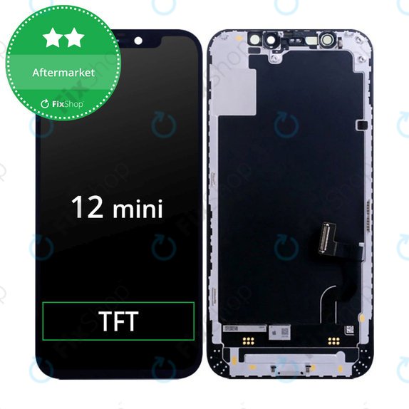 Wyświetlacz In-Cell HD+ dla iPhone 12 Mini, Ekran dotykowy z ramką