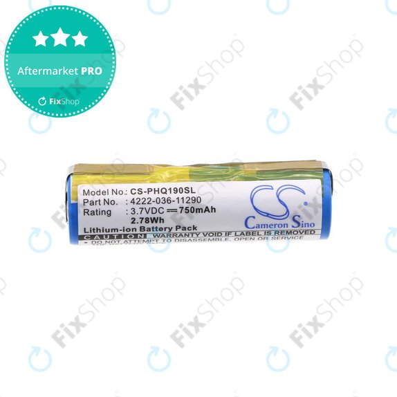 Bateria do Philips 8895XL, 750mAh, Li-Ion, 3.7V, 036-11290, HQ
