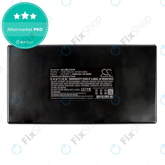 Bateria do Stiga Autoclip 125, AutoClip M7, Ambrogio L85 Evolution, 3400mAh, Li-Ion, 25.2V, 1126-1032-01, HQ