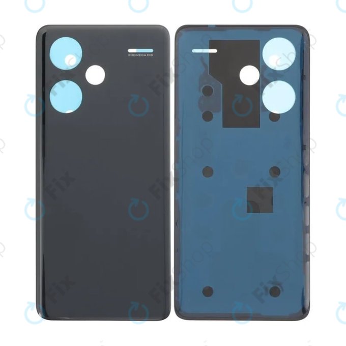 Tylna pokrywa baterii do Xiaomi Redmi Note 13 Pro+ 23090RA98C, Fushion Black