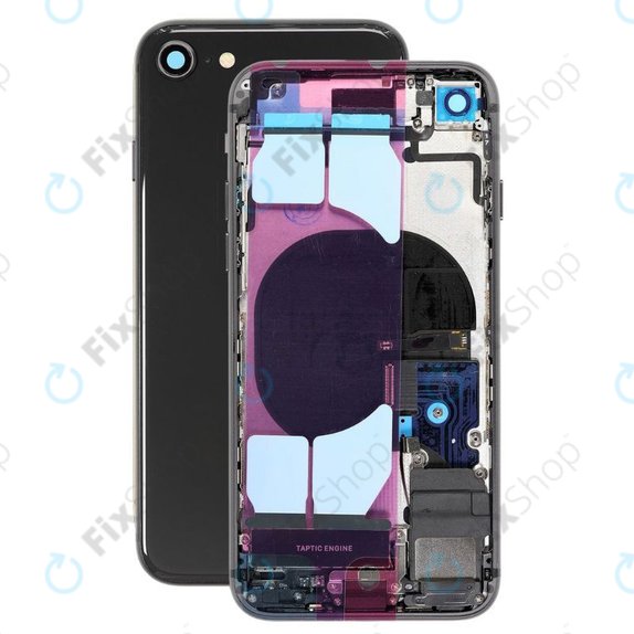 Tylna obudowa z malymi czesciami do iPhone 8, Space Gray