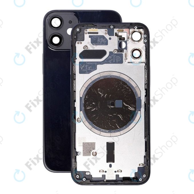 Tylna obudowa do iPhone 12 Mini, Czarny, Black