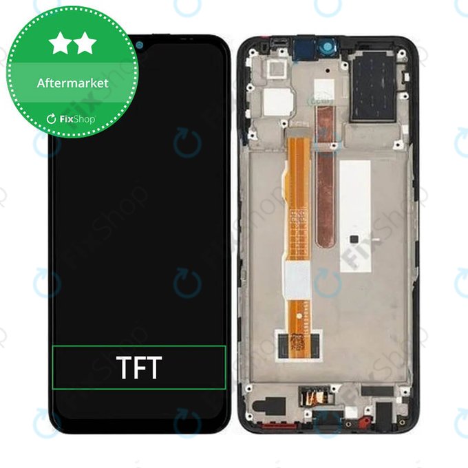 Wyświetlacz do Vivo Y72 5G V2041, Ekran dotykowy z ramką, TFT