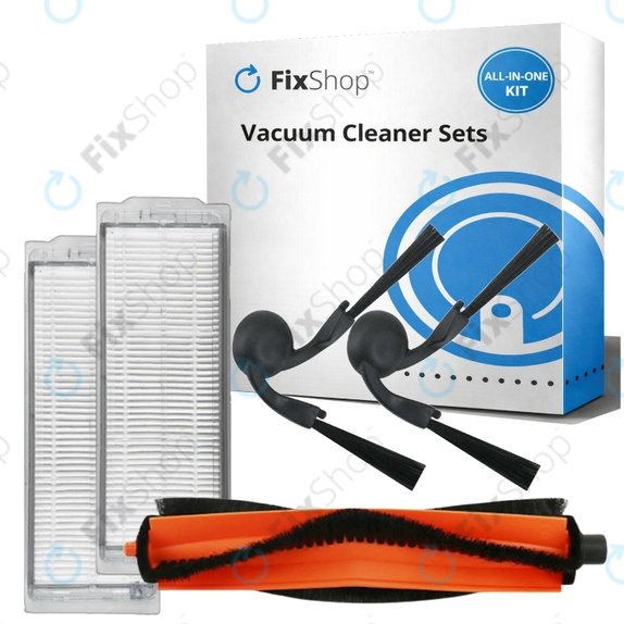 Zestaw części zamiennych do Xiaomi Robot Vacuum S40 Pro (1x Główna szczotka, 2x Filtr, 2x Szczotka boczna)