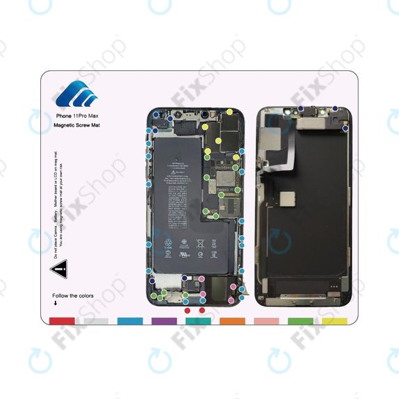 Magnetyczna mata na śruby do iPhone 11 Pro Max