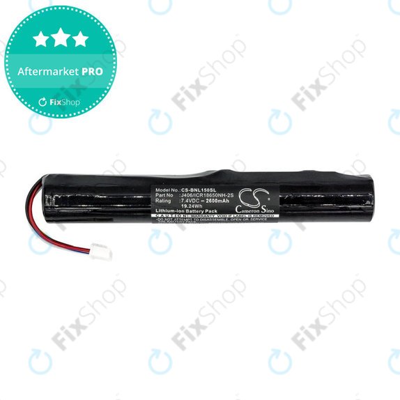 Bateria do Bang & Olufsen Beolit 15, 17, Beoplay A2, 2600mAh, Li-Ion, 7.4V, J406/ICR18650NH-2S, HQ
