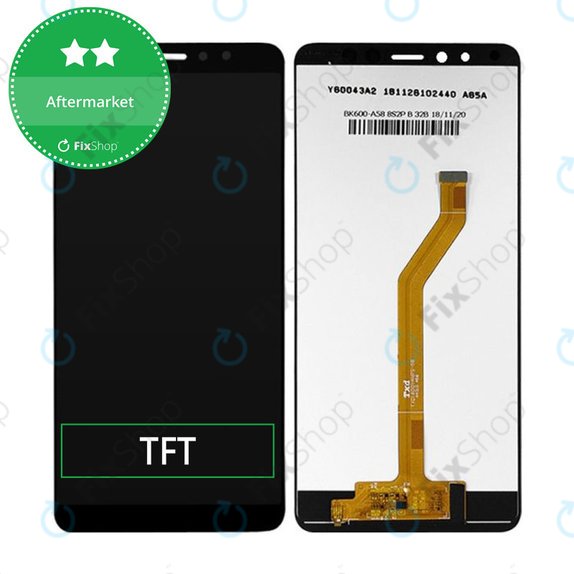 Wyświetlacz do Lenovo K5 Pro, Ekran dotykowy bez ramki, Czarny, Black, TFT