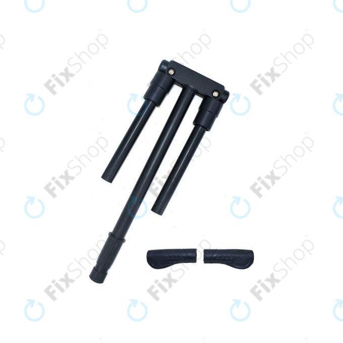 Skladany drazek z kierownica do Kugoo M4, Czarny, Black