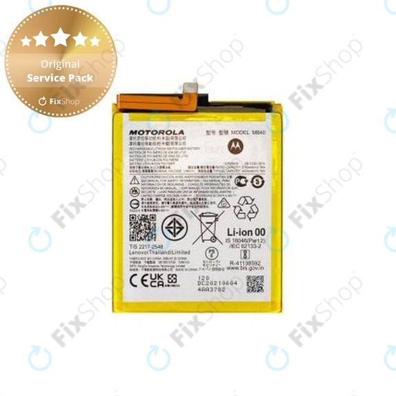 Bateria do Motorola Edge 20 XT2143, MB40, 4000mAh, SB18D10750, Genuine Service Pack