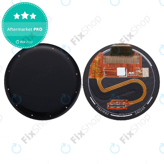Wyświetlacz OLED + szybka dotykowa bez ramki (Black) do Garmin Venu 3S 41mm