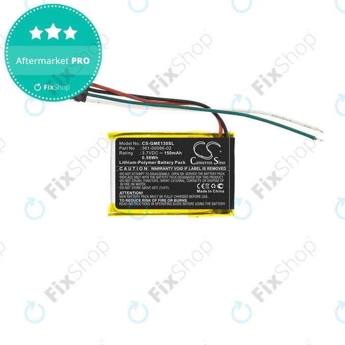 Bateria do Garmin 3LA037240, Edge 130, 361-00086-02, 150mAh, HQ