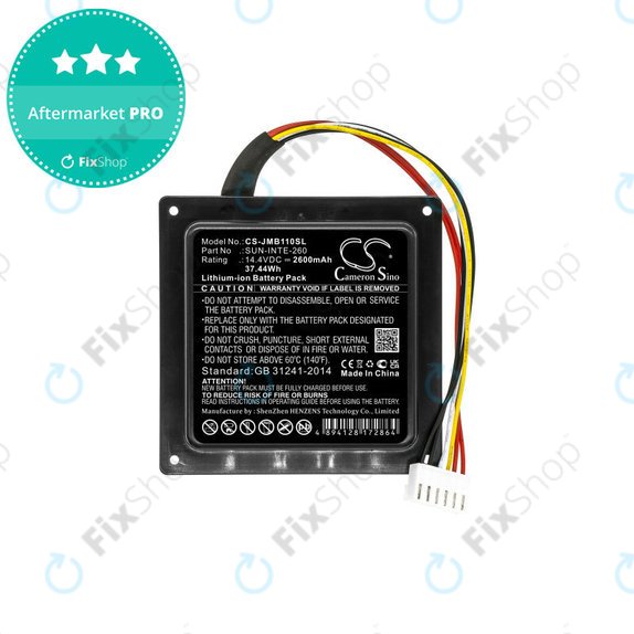 Bateria do JBL Party Box 100, 2600mAh, Li-Ion, 14.4V, SUN-INTE-260, HQ