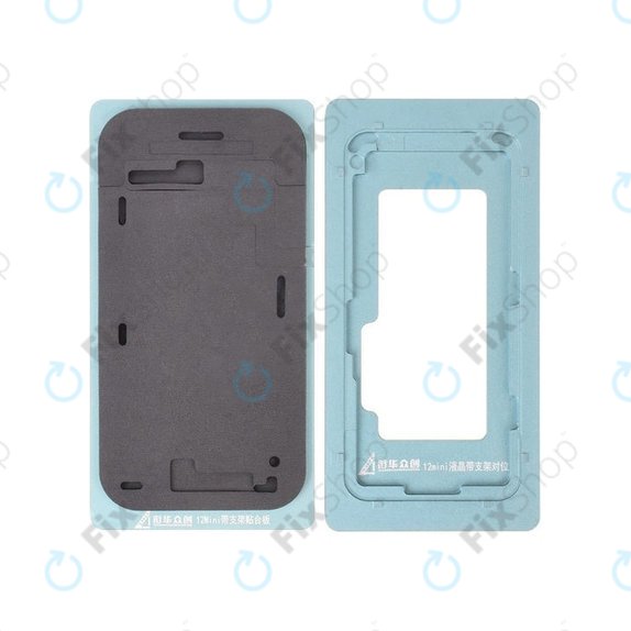 Forma pozycjonująca with Bezel Laminating Mat do iPhone 12 Mini, XHZC