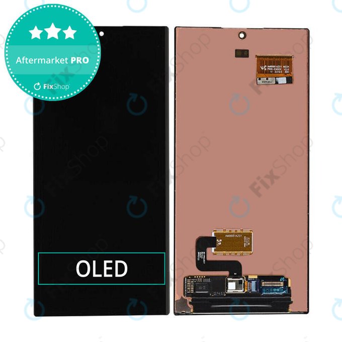 Wyświetlacz OLED do Samsung S22 Ultra S908B, Ekran dotykowy bez ramki
