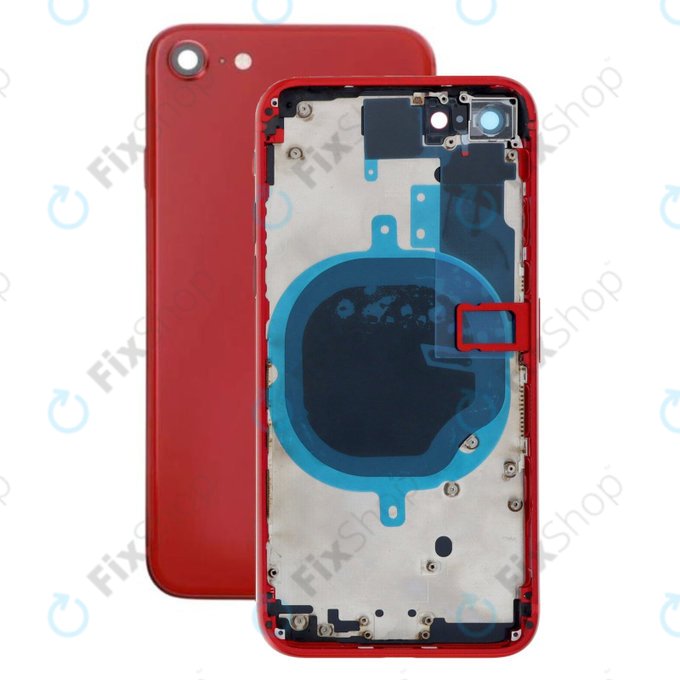 Tylna obudowa do iPhone SE (3rd Gen 2022), Czerwony, Red