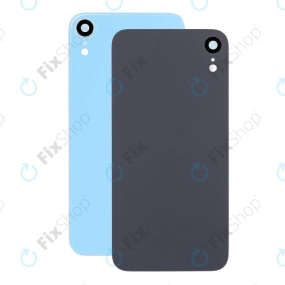 Tylne szklo pokrywy z obiektywem aparatu do iPhone XR, Niebieski, Blue