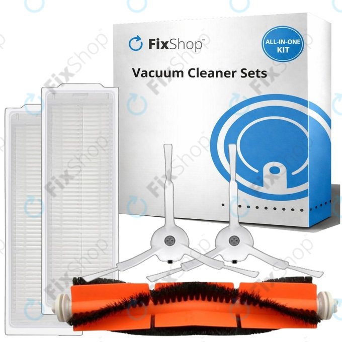 Zestaw części zamiennych do Xiaomi Mi Robot Vacuum Mop 2 Pro, 2 Lite (1x Główna szczotka, 2x Filtr, 2x Szczotka boczna)