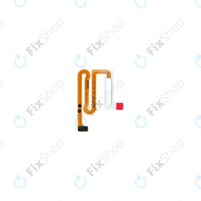 Czujnik linii papilarnych z taśmą flex do Samsung A13 A135F, GH96-15035D, Biały, White, Genuine Service Pack