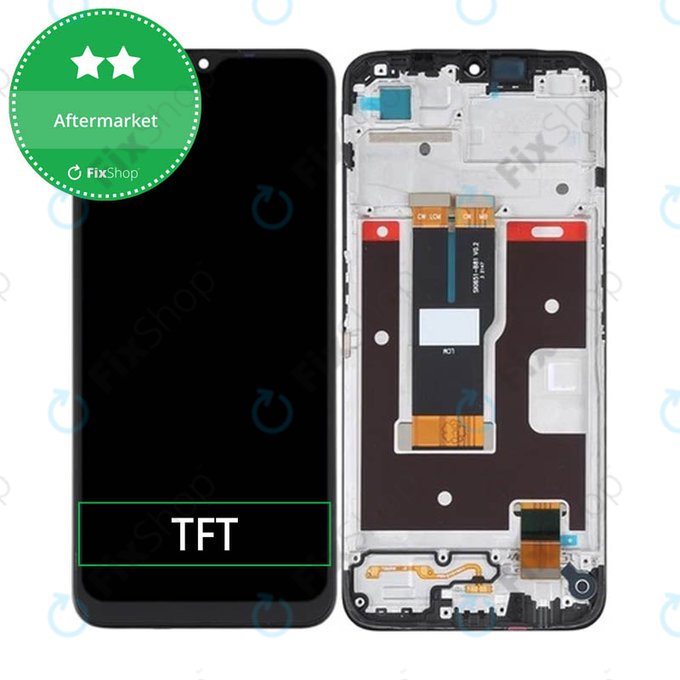 Wyświetlacz do Realme C31 RMX3501, Ekran dotykowy z ramką, TFT