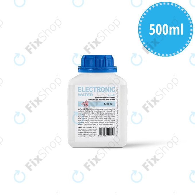 Woda demineralizowana do elektroniki, 500 ml