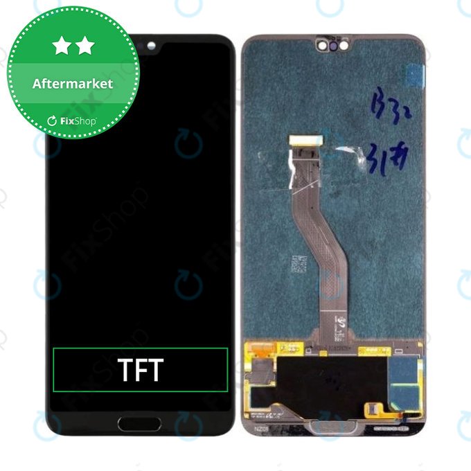 Wyświetlacz i przyciskiem Home do Huawei P20 Pro, Ekran dotykowy bez ramki, TFT