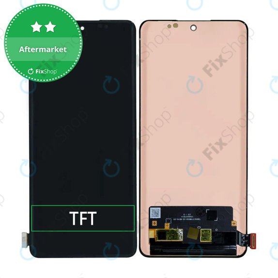 Wyświetlacz do Oppo Reno 10, CPH2531, Ekran dotykowy bez ramki, TFT