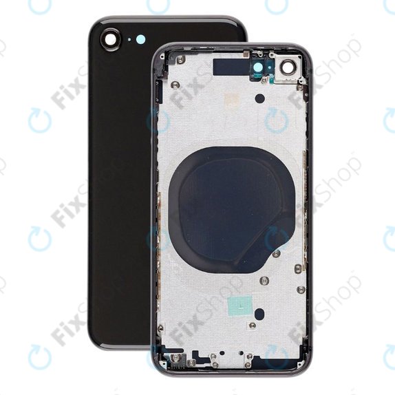 Tylna obudowa do iPhone SE (2nd Gen 2020), Czarny, Black