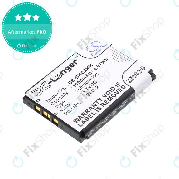 Bateria do Nokia 3310, 3330, 1220, 1260, 3560, 5510, 6650, 6800, BLC-2, Li-ion, 3.7V, 1100mAh, HQ