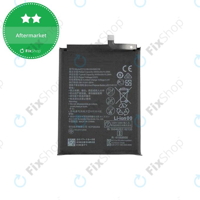 Bateria do Huawei Mate 10 Pro BLA-L29, P20 Pro, Mate 10, View 20, Mate 20, HB436486ECW, 4000mAh