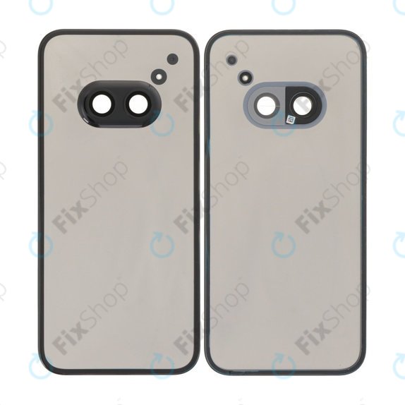 Tylna pokrywa baterii z kompletnym montażem do Nothing Phone (2a), Czarny, Black