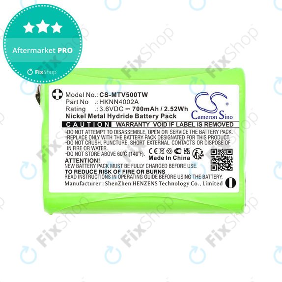 Bateria do Motorola Talkabout T280, T200, T82, T82 Extreme, 700mAh, Ni-MH, 3.6V, HKNN4002A, HQ