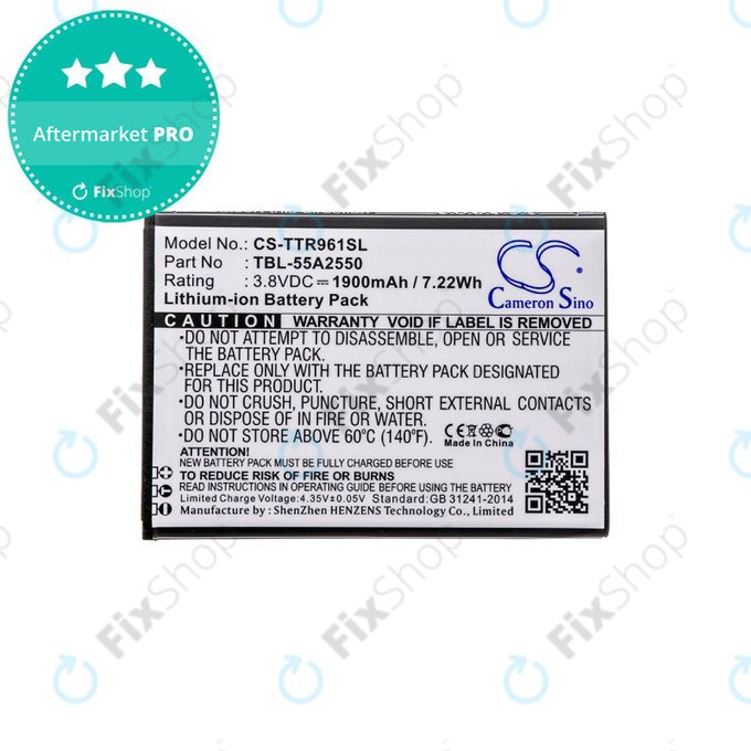 Bateria do TP-Link M7350, 1900mAh, Li-ion, 3.8V, TBL-55A2550, HQ