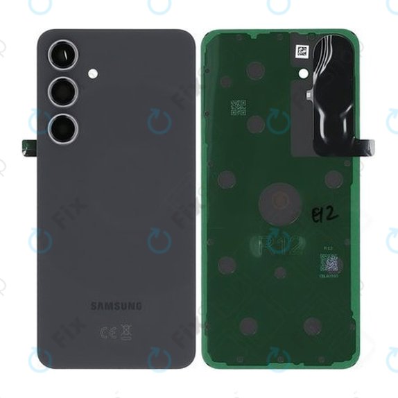 Tylna pokrywa baterii do Samsung S24 FE S721B, GH82-35832A, Grafitowy, Graphite, Genuine Service Pack