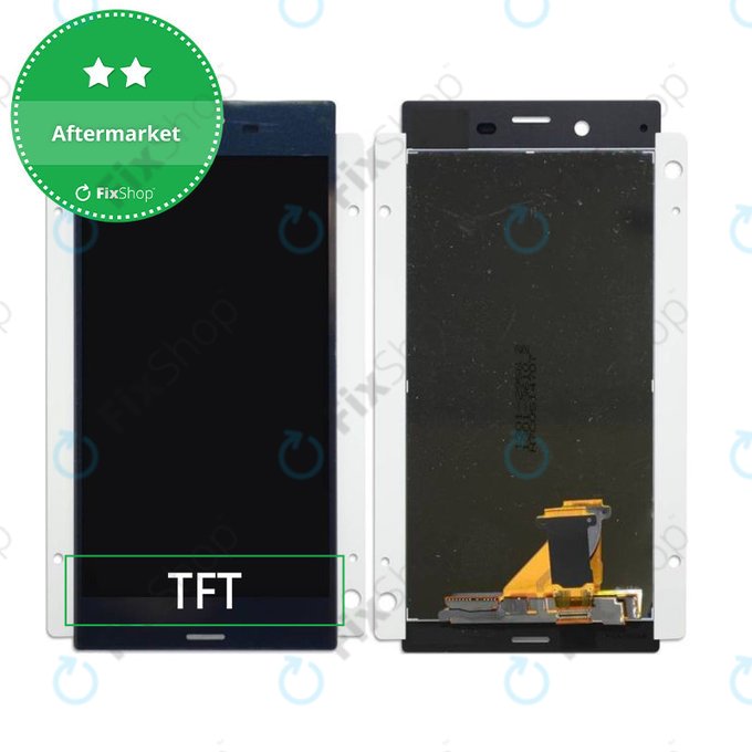 Wyświetlacz do Sony Xperia XZ F8331, Ekran dotykowy bez ramki, Niebieski, Blue, TFT