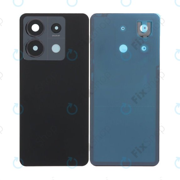 Tylna pokrywa baterii z kompletnym montażem do Xiaomi Redmi Note 13 Pro 5G 2312DRA50C, Midnight Black
