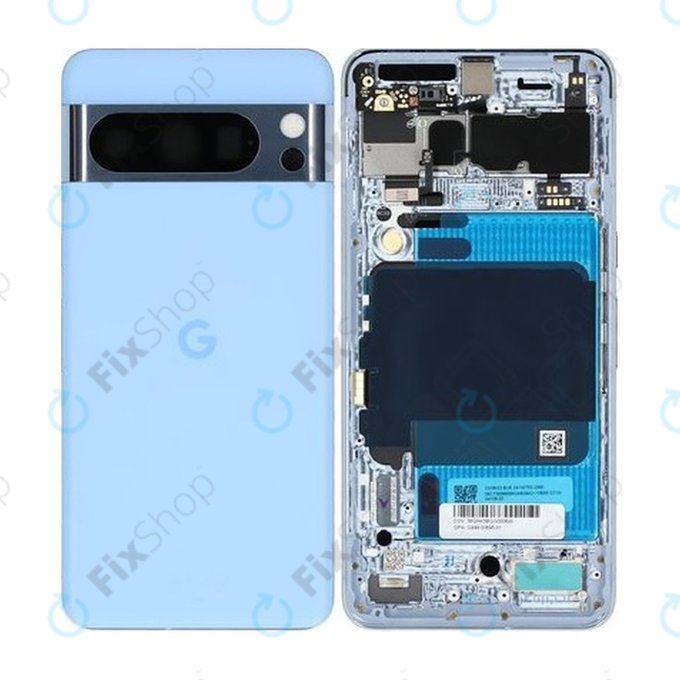 Tylna pokrywa baterii do Google Pixel 8 Pro, GC3VE, G1MNW, G949-00695-01, Bay, Genuine Service Pack