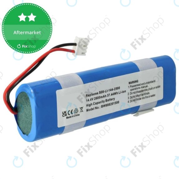 Bateria do Ecovacs Deebot DJ35, DK35, DN55, S08-LI-144-2500, Li-Ion, 14,4V 2600mAh