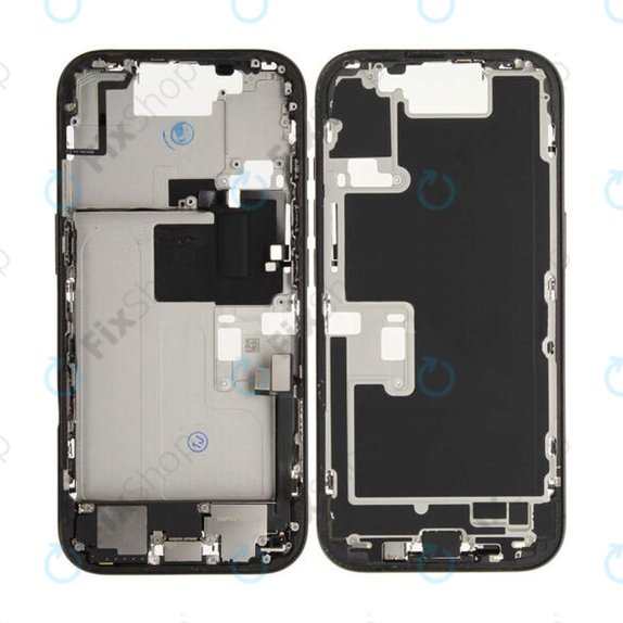 Ramka srodkowa do iPhone 16 Pro, Przyciski zasilania i głośności, Black Titanium