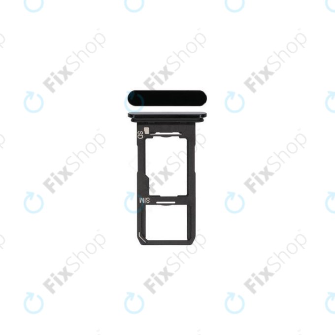 Tacka SIM do Sony Xperia 1 II, A5019824A, Czarny, Black, Genuine Service Pack