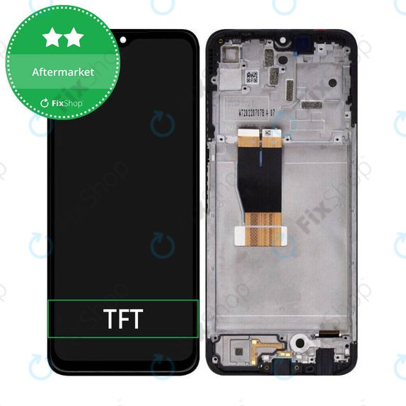Wyświetlacz do T-Mobile T-Phone 5G REVVL 6 Pro, Ekran dotykowy z ramką, TFT