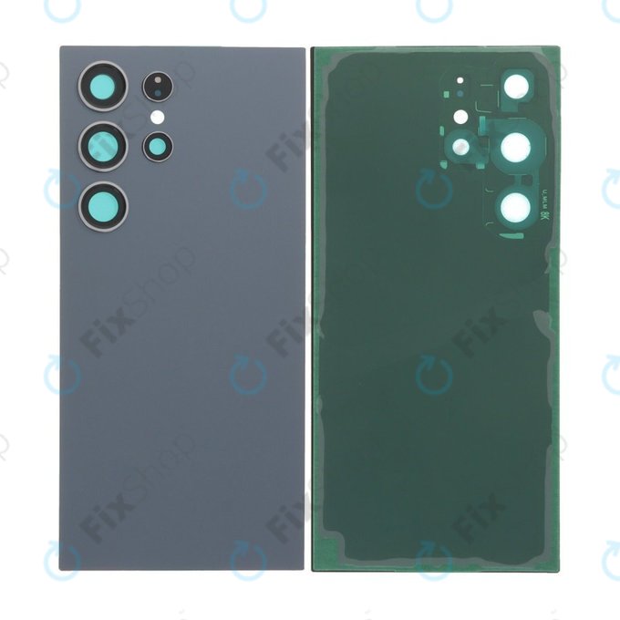 Tylna pokrywa baterii z kompletnym montażem do Samsung S24 Ultra S928B, Titanium Black